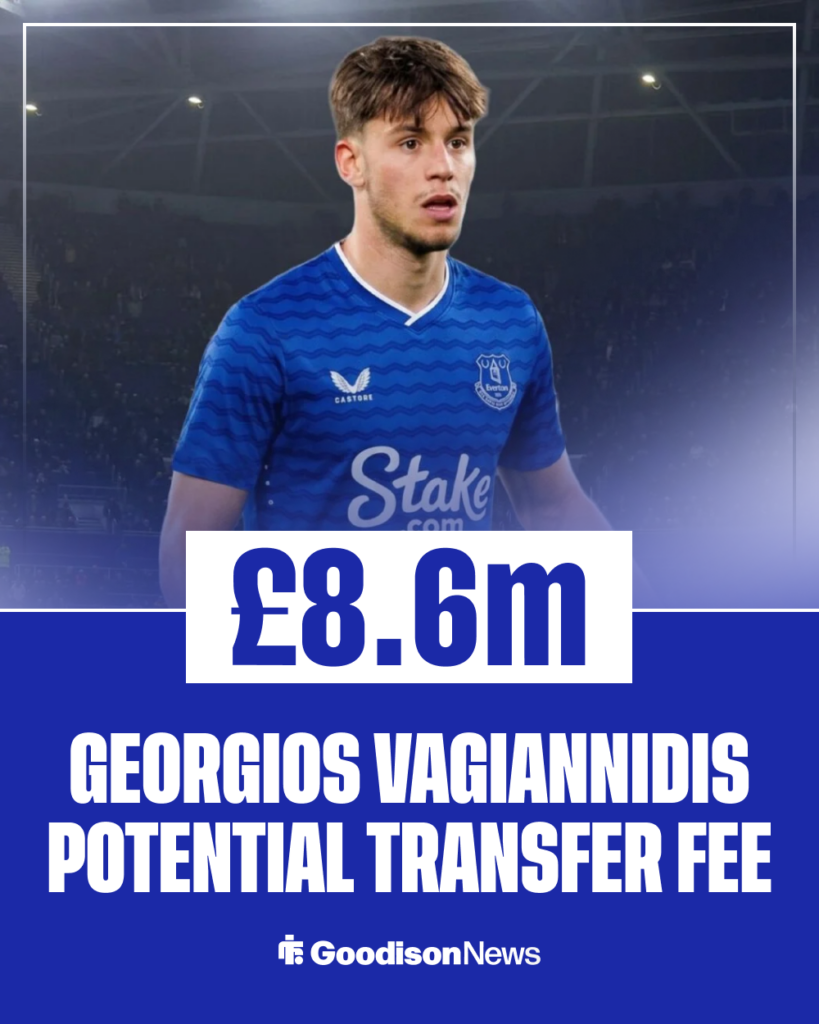 Everton transfer fee Georgios Vagiannidis