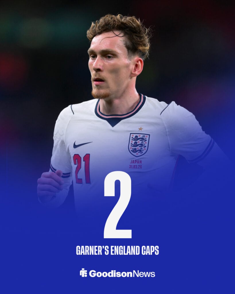 James Garner in action for England vs Japan.