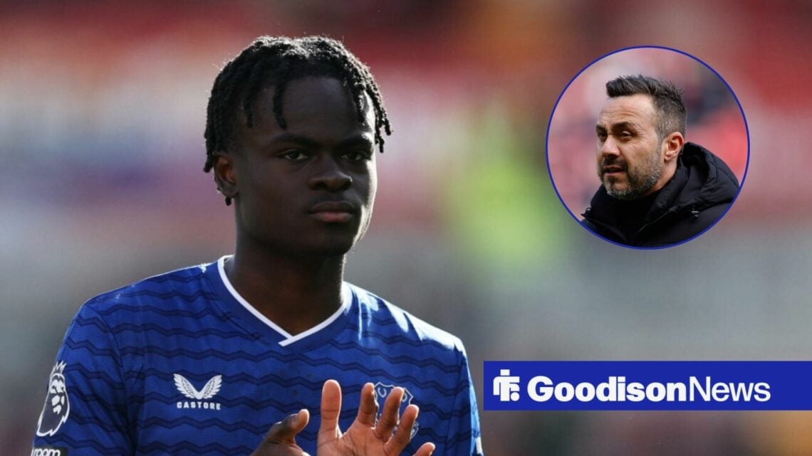 Tyrique George playing for Everton vs Bournemouth, roberto De Zerbi in charge of Tottenham vs Sunderland.