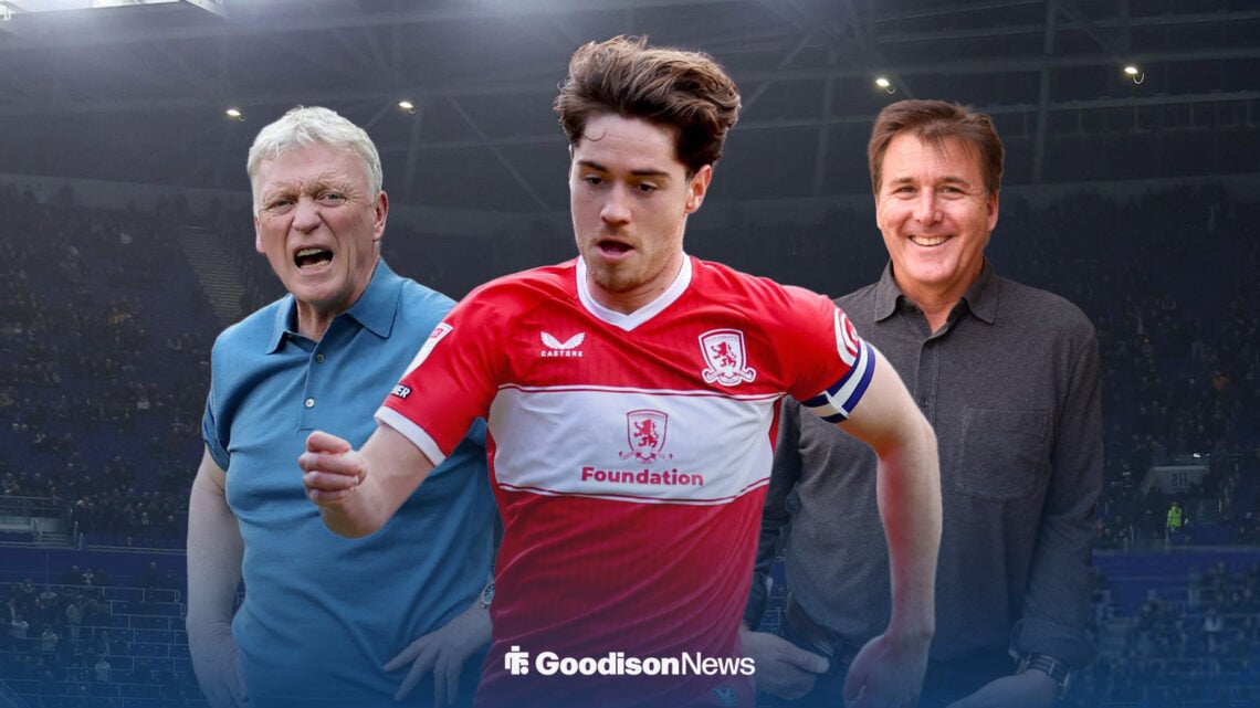 David Moyes, Hayden Hackney and Dan Friedkin pictured together