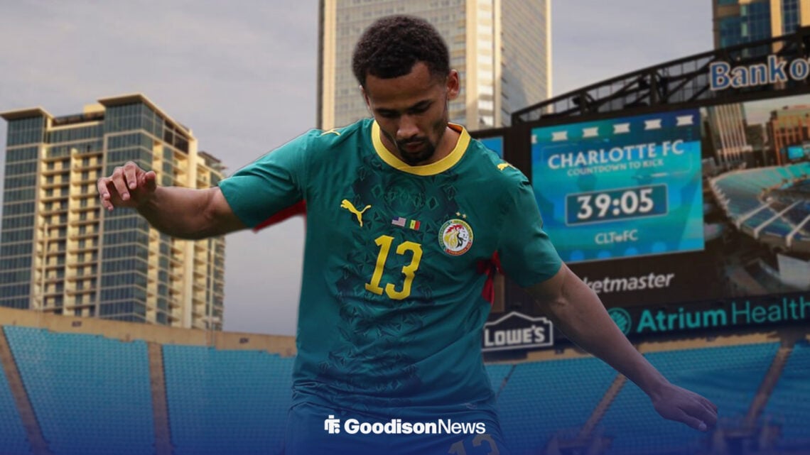 Iliman Ndiaye in action for Senegal at Bank of America stadium